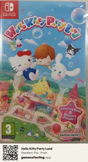 Hello Kitty Party Land Nintendo Switch, PAL box front