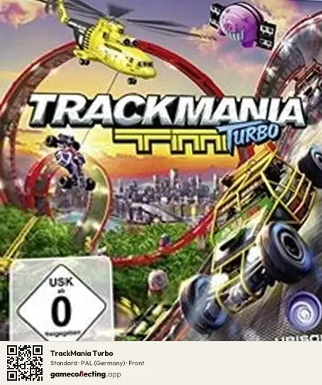 TrackMania Turbo PlayStation 4, Germany box front