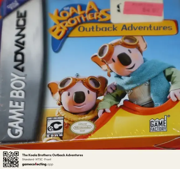 The Koala Brothers: Outback Adventures Game Boy Advance, NTSC box front