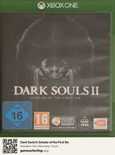 Dark Souls II: Scholar of the First Sin Xbox One, Germany box front