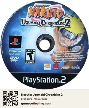 Naruto: Uzumaki Chronicles 2 PlayStation 2, NTSC disc