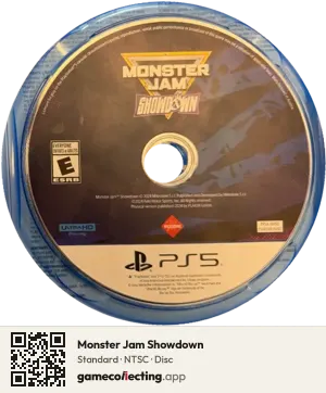 Monster Jam Showdown PlayStation 5, NTSC disc