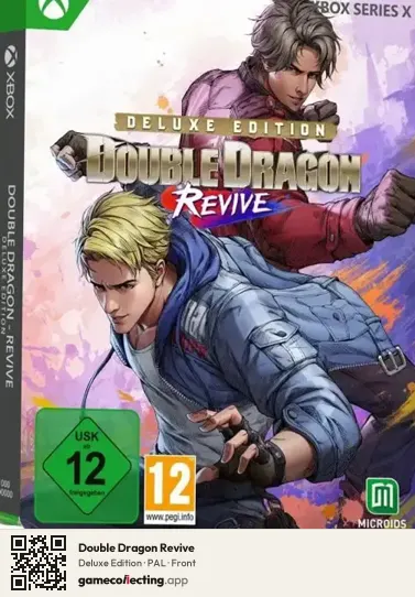 Double Dragon Revive Xbox Series X, PAL box front