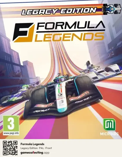 Formula Legends PlayStation 5, PAL box front