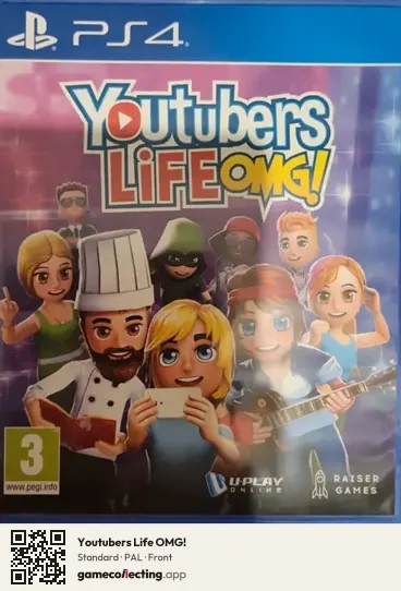 Youtubers Life OMG! PlayStation 4, PAL box front