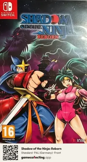 Shadow of the Ninja: Reborn Nintendo Switch, Germany box front