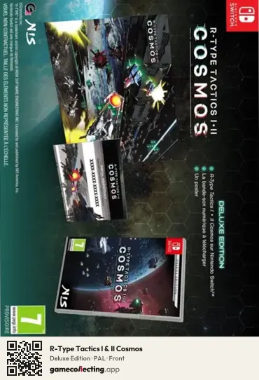 R-Type Tactics I & II Cosmos Nintendo Switch, PAL box front
