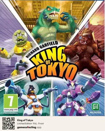 King of Tokyo PlayStation 5, PAL box front