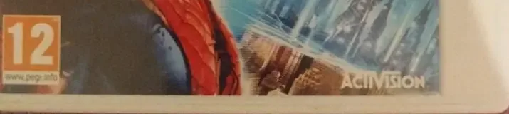 Spider-Man: Edge of Time, the USK square on its front