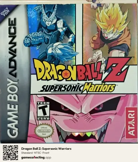 Dragon Ball Z: Supersonic Warriors Game Boy Advance, NTSC box front