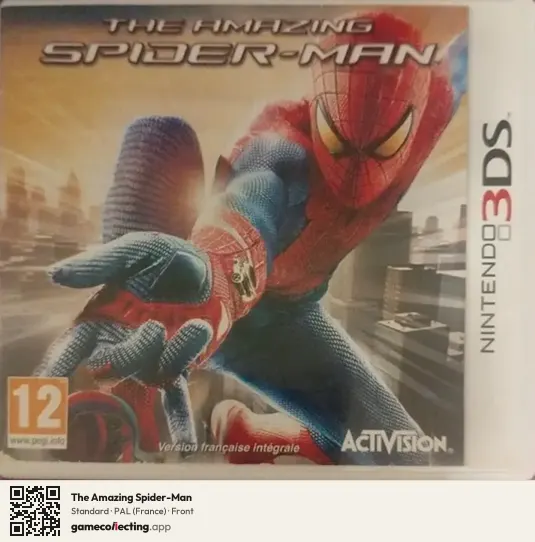 The Amazing Spider-Man Nintendo 3DS, France box front