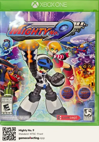 Mighty No. 9 Xbox One, NTSC box front