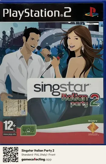 Singstar Italian Party 2 PlayStation 2, Italy box front