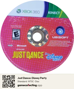 Just Dance: Disney Party Xbox 360, NTSC disc