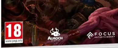 Warhammer 40,000: Boltgun, the PEGI square on its front