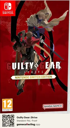 Guilty Gear: Strive Nintendo Switch, PAL box front
