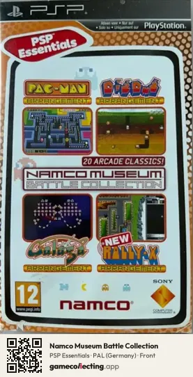 Namco Museum Battle Collection PlayStation Portable, Germany box front