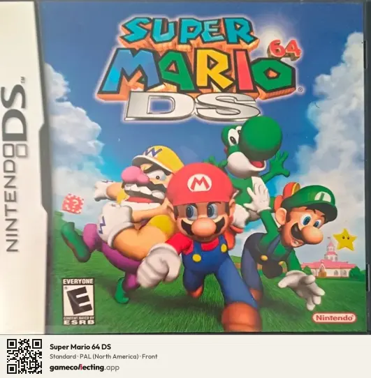 Super Mario 64 DS Nintendo DS, North America box front