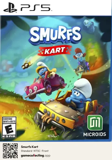 Smurfs Kart PlayStation 5, NTSC box front