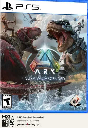 ARK: Survival Ascended PlayStation 5, NTSC box front