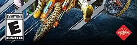 Monster Energy Supercross 3, the ESRB box on its front