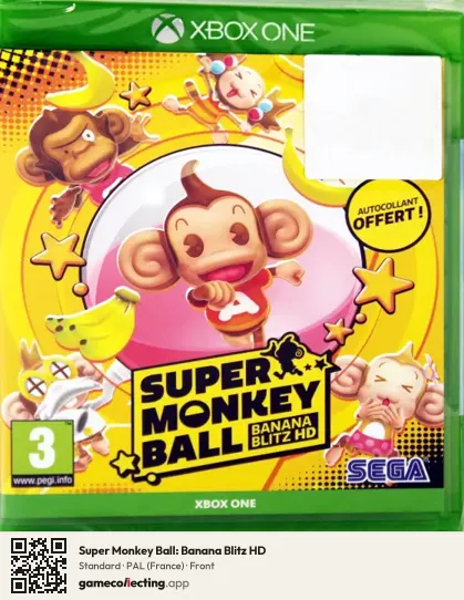 Super Monkey Ball: Banana Blitz HD Xbox One, France box front