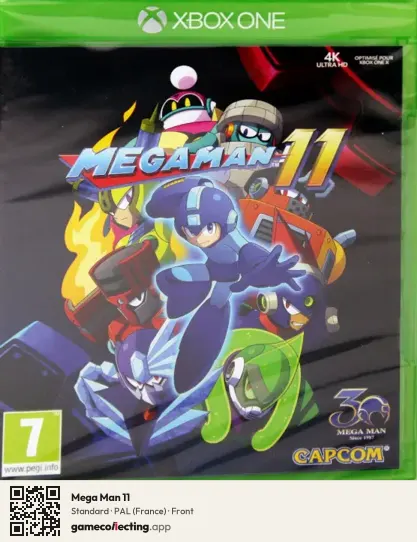 Mega Man 11 Xbox One, France box front