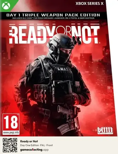 Ready or Not Xbox Series X, PAL box front