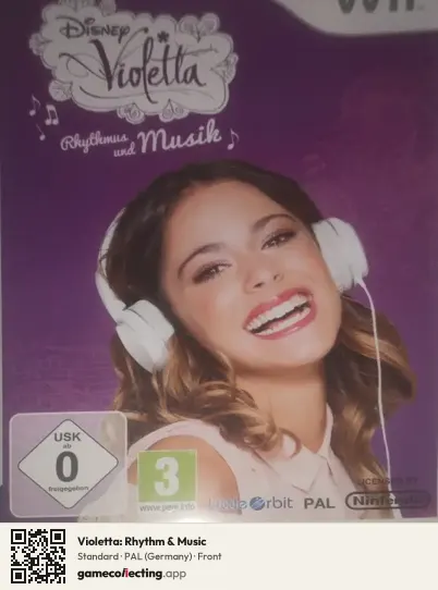 Violetta: Rhythm & Music Nintendo Wii, Germany box front
