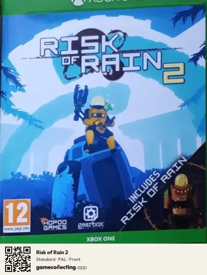 Risk of Rain 2 Xbox One, PAL box front