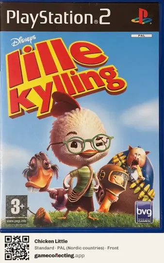 Chicken Little PlayStation 2, Nordic countries box front