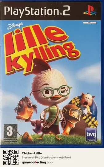 Chicken Little PlayStation 2, Nordic countries box front