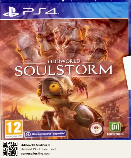 Oddworld: Soulstorm PlayStation 4, France box front