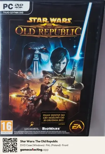 Star Wars: The Old Republic Computer, Poland box front