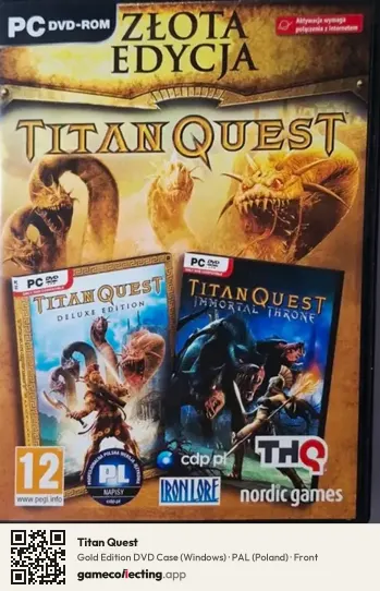 Titan Quest Computer, Poland box front