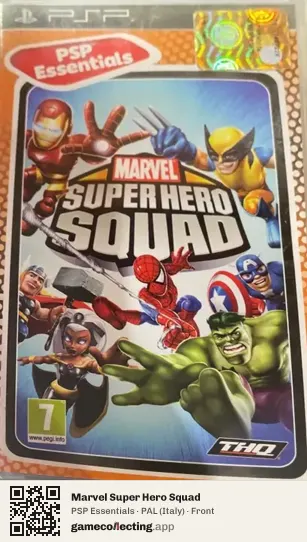 Marvel Super Hero Squad PlayStation Portable, Italy box front