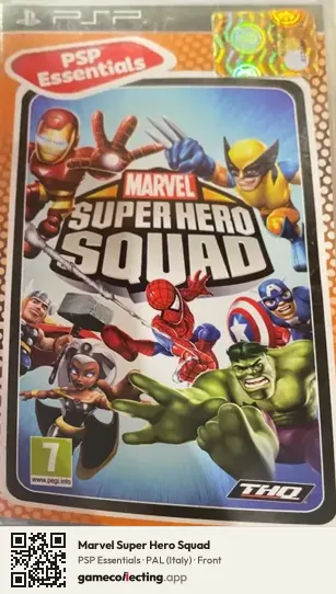 Marvel Super Hero Squad PlayStation Portable, Italy box front
