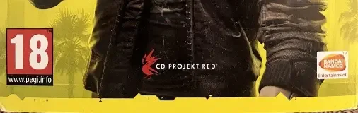 Cyberpunk 2077, the PEGI square on its front