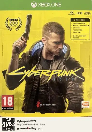 Cyberpunk 2077 Xbox One, PAL box front