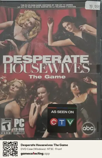 Desperate Housewives: The Game Computer, NTSC box front