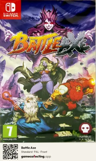 Battle Axe Nintendo Switch, PAL box front