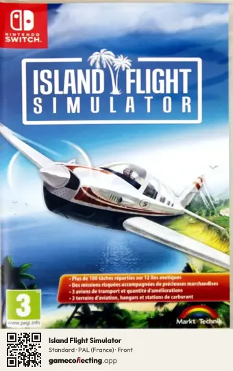 Island Flight Simulator Nintendo Switch, France box front