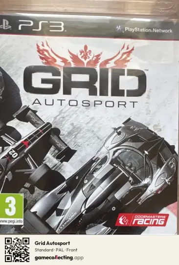 Grid Autosport PlayStation 3, PAL box front