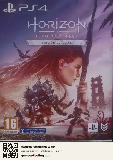 Horizon Forbidden West PlayStation 4, Spain box front