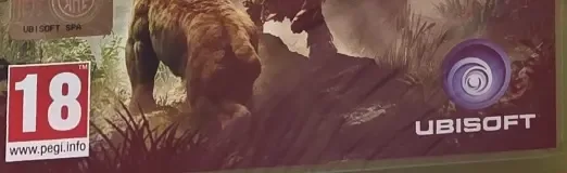 Far Cry Primal, the PEGI square on its front
