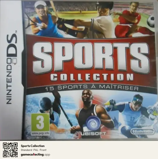 Sports Collection Nintendo DS, PAL box front