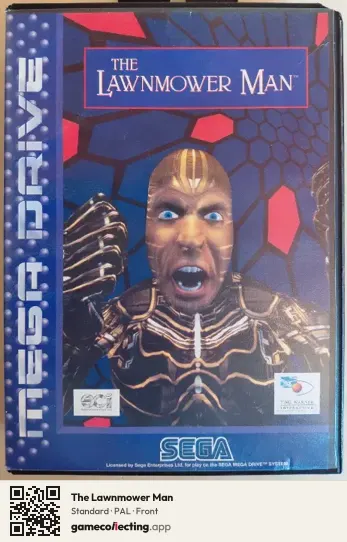 The Lawnmower Man Sega Mega Drive / Genesis, PAL box front