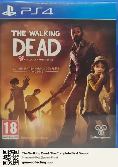 The Walking Dead: The Complete First Season PlayStation 4, Spain box front