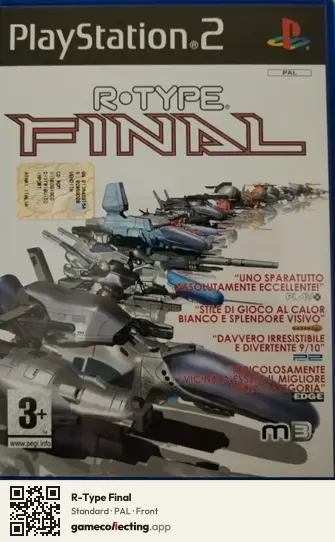 R-Type Final PlayStation 2, PAL box front