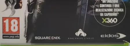 Just Cause 2, the PEGI square on its front